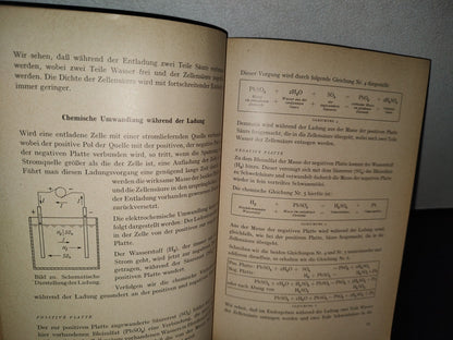 57- Alemán. Der Blei-Akkumulator. Praxis Und Theorie - Wilhelm Garten - 1958