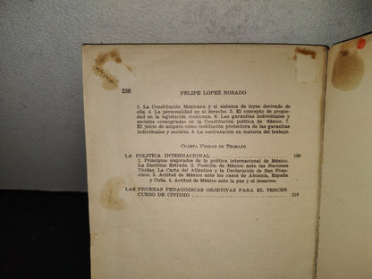 202- La Juventud Y La Patria - Felipe López Rosado - Editorial Porrúa, S. A. - 1969