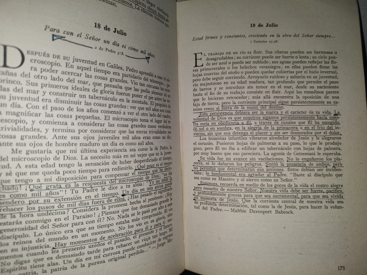 85- Manantiales En El Desierto. Tomo 2. Compendio De Los Archivos De Recortes Y Escritos Inéditos De La Señora De Charles E. Cowman- 1970 Por Cowman Publishing Company, Inc.