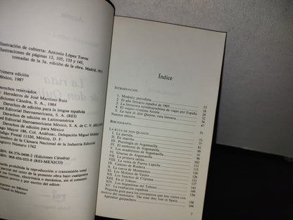 101- La Ruta De Don Quijote. Azorín - Rei México, Letras Hispánicas - Primera Edición 1987