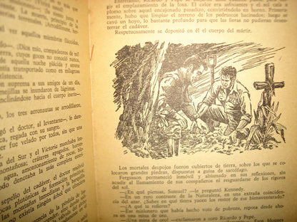 26- Julio Verne - Cinco Semanas En Globo - Editorial Molino, 1959