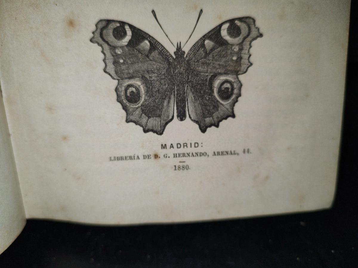 63- Manual De Historia Natural - Manuel María José De Galdo. Madrid: Librería De D. G. Hernando 1880