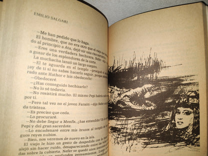 151- Emilio Salgari: Las Hijas De Los Faraones - Ediciones Orbis, S. A. - 1987