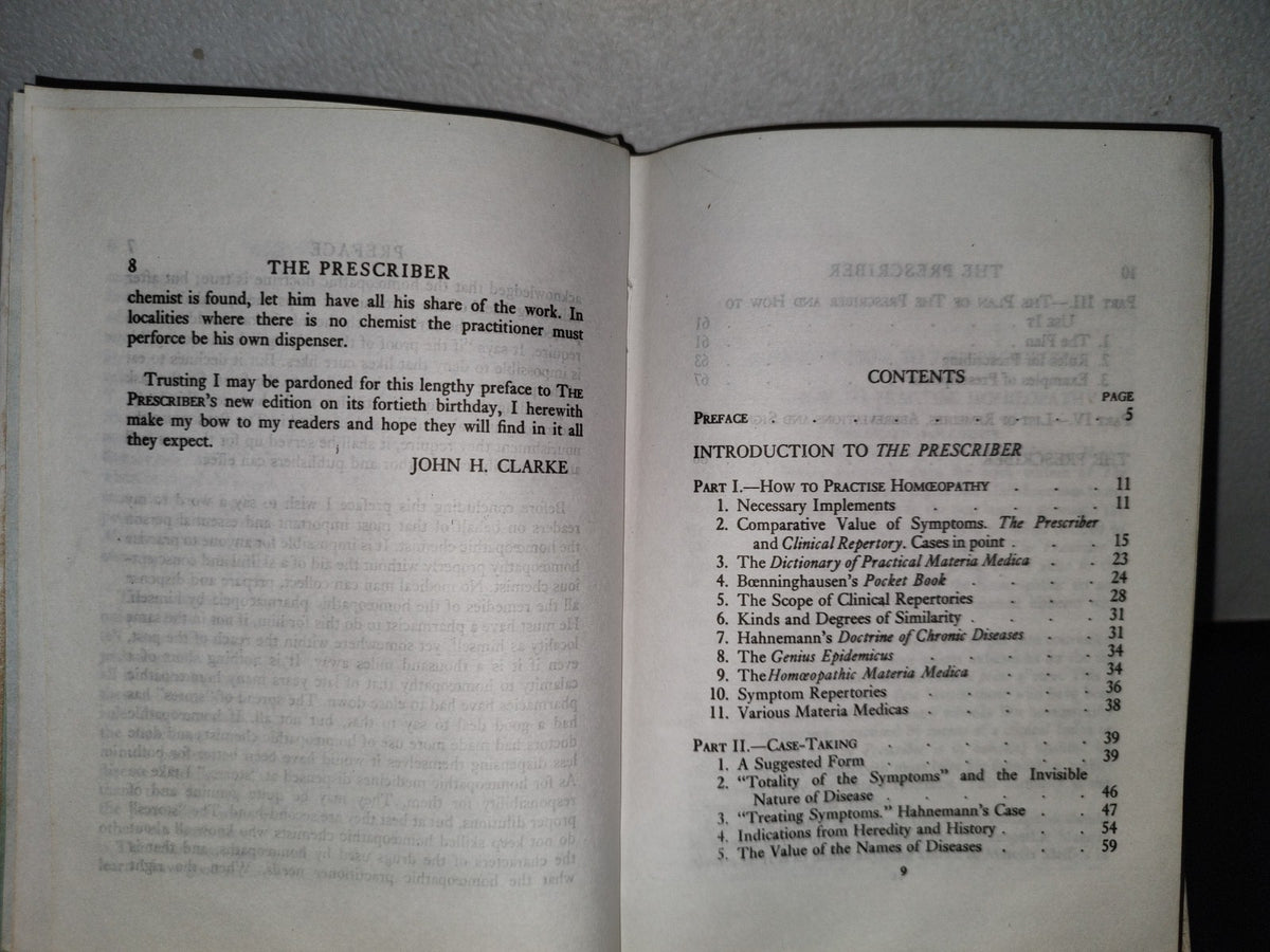 77- Libro De Homeopatía. The Prescriber. How To Practice Homoeopathy - John Henry Clarke