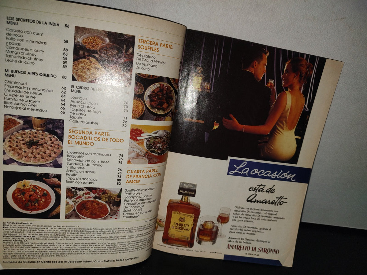 93- Revista Kena. Cocina Internacional 2. - 1991