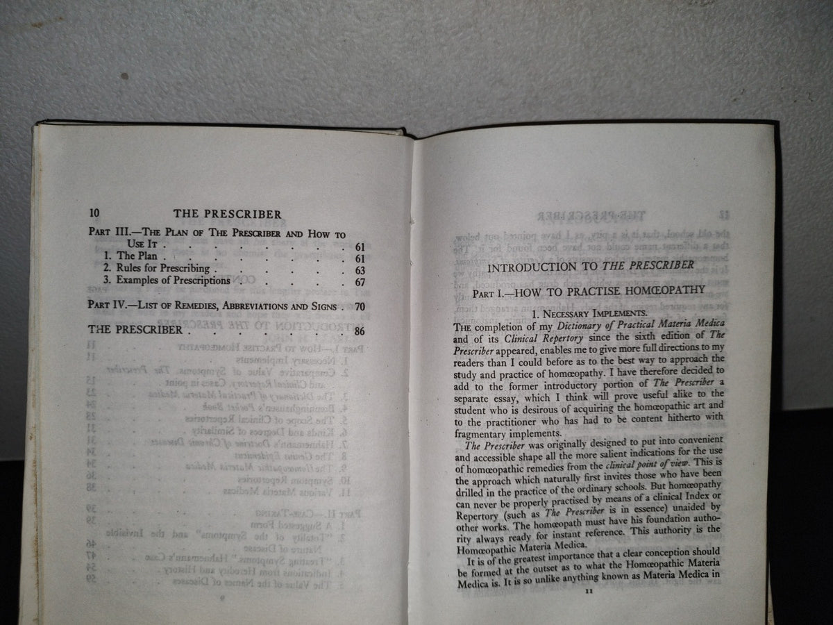 77- Libro De Homeopatía. The Prescriber. How To Practice Homoeopathy - John Henry Clarke