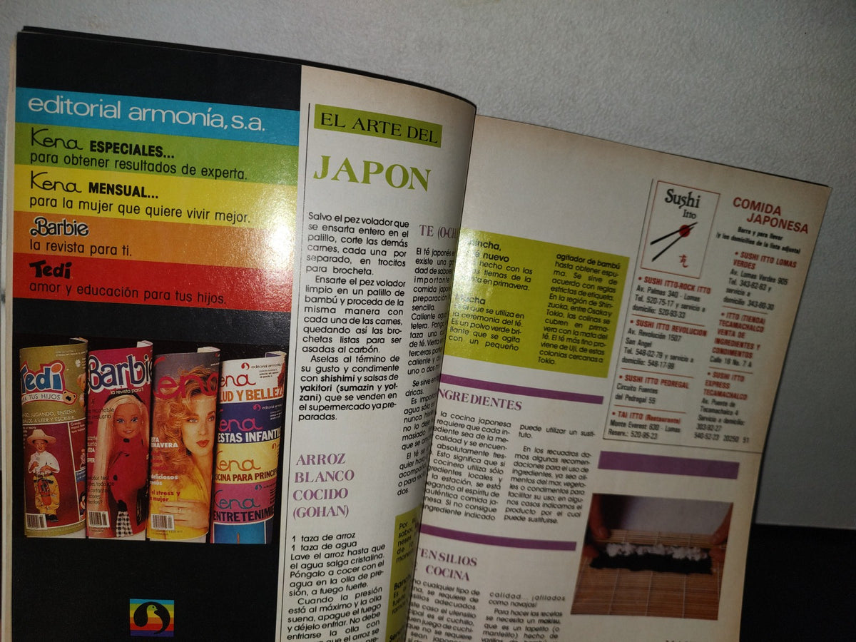 93- Revista Kena. Cocina Internacional 2. - 1991