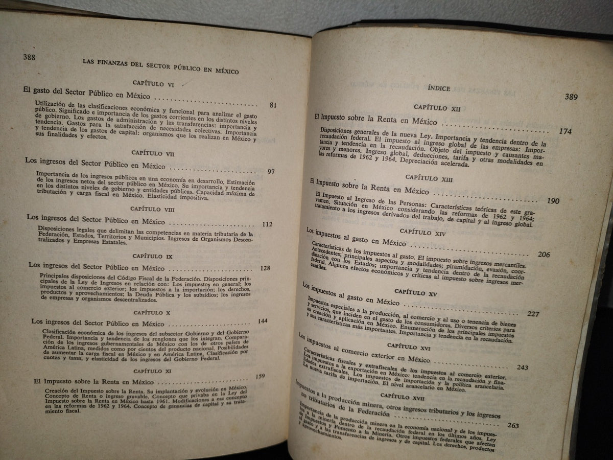 139- Las Finanzas Del Sector Público En México - Roberto Anguiano Equihua - Universidad Nacional Autónoma De México - Primera Edición 1968
