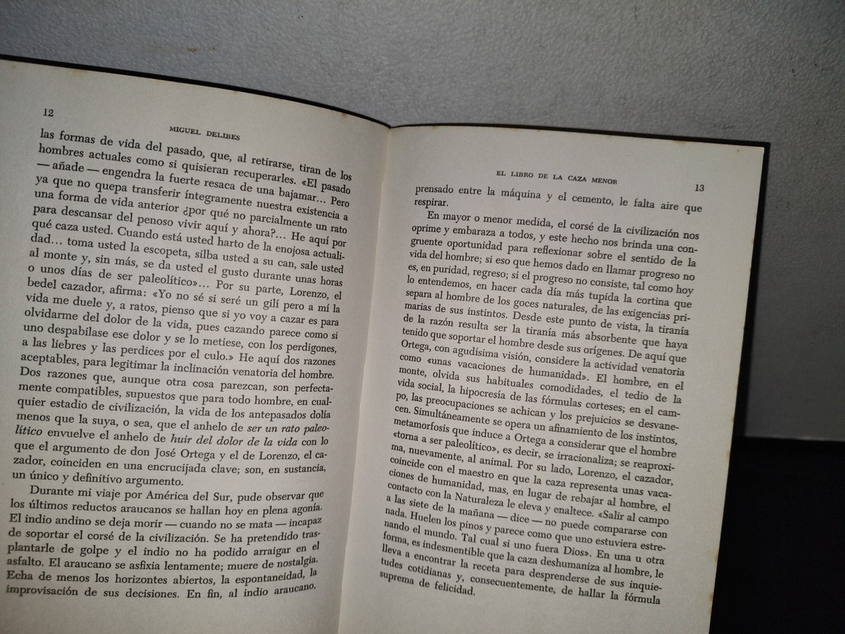 87-2- El Libro De La Caza Menor - Miguel Delibes - Ediciones Destino - 1973