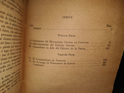 57- Historia De Un Ejército Secreto - T. Bor Komorowski - Ediciones "Ateneo", S. A., 1952