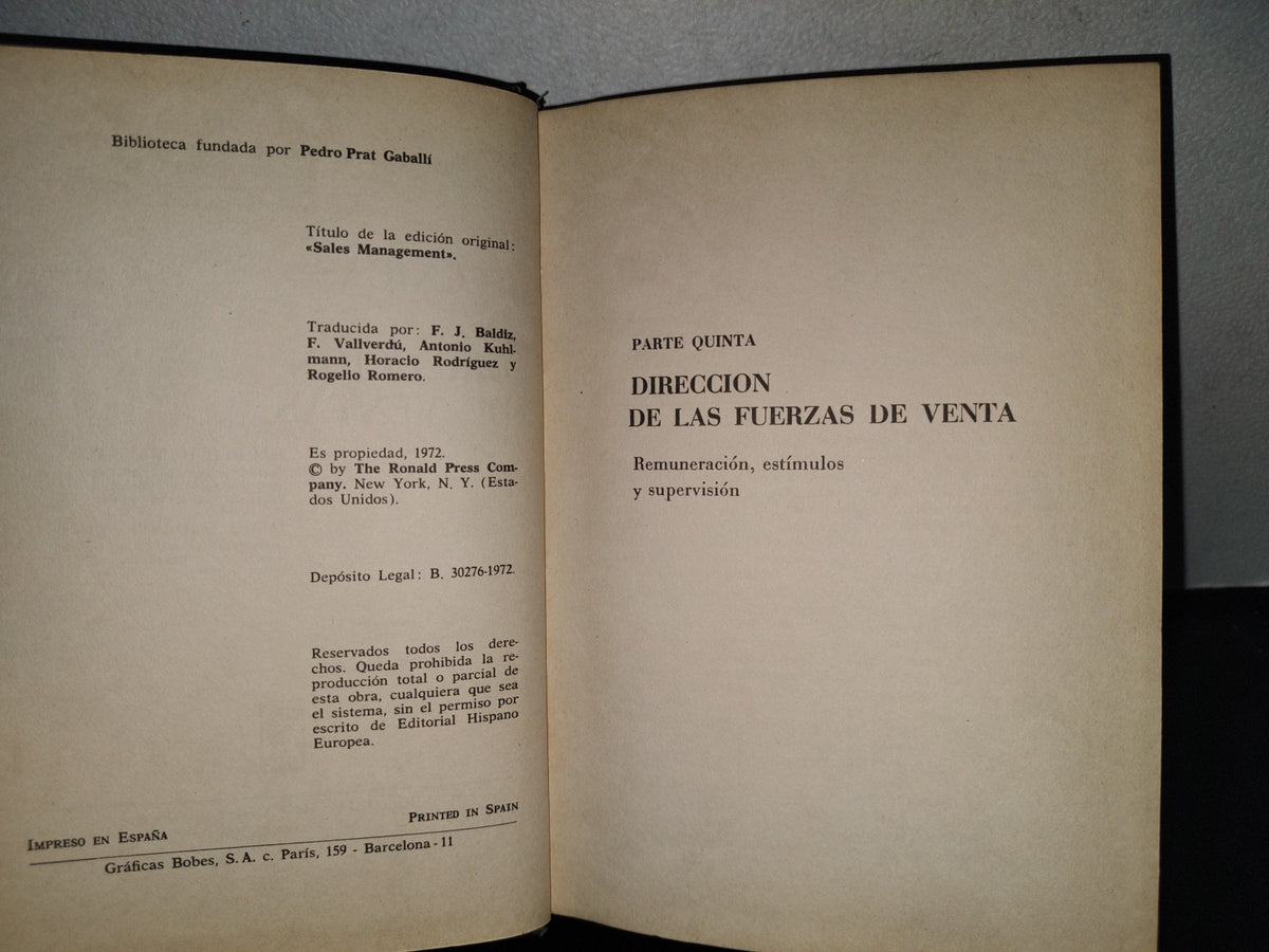 114- Técnicas De Dirección De Ventas - Harold H. Maynard, James H. Davis - 1972