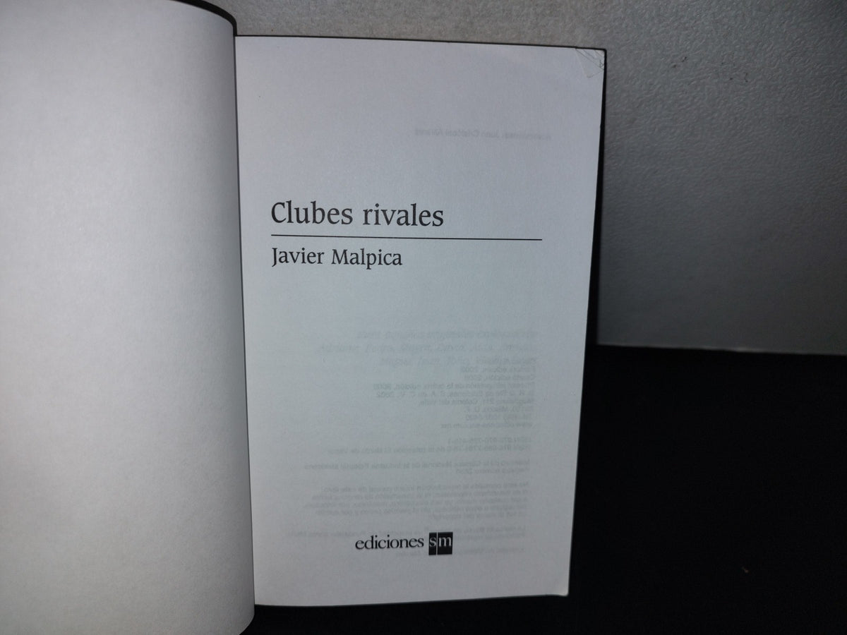 101- Clubes Rivales - Javier Malpica - El Barco De Vapor