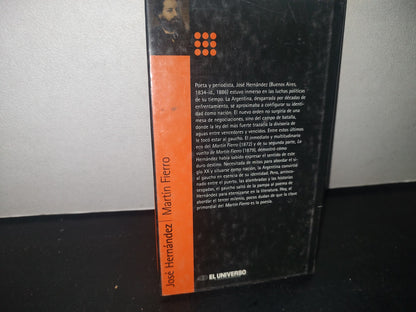 34- Biblioteca De La Literatura Universal. Martín Fierro - José Hernández - Editorial Sol 90 - 2002