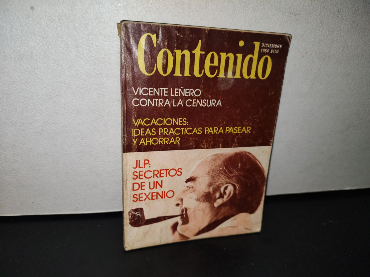 195- Revista Contenido. Vicente Leñero Contra La Censura - Diciembre 1984