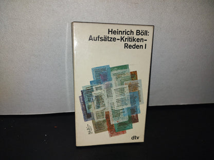 128- Alemán. Heinrich Böll: Aufsätze - Kritiken - Reden. Band I - 1978