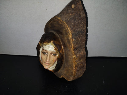 A1- Escultura, Rostro De La Virgen Dolorosa - 70'S, 80'S