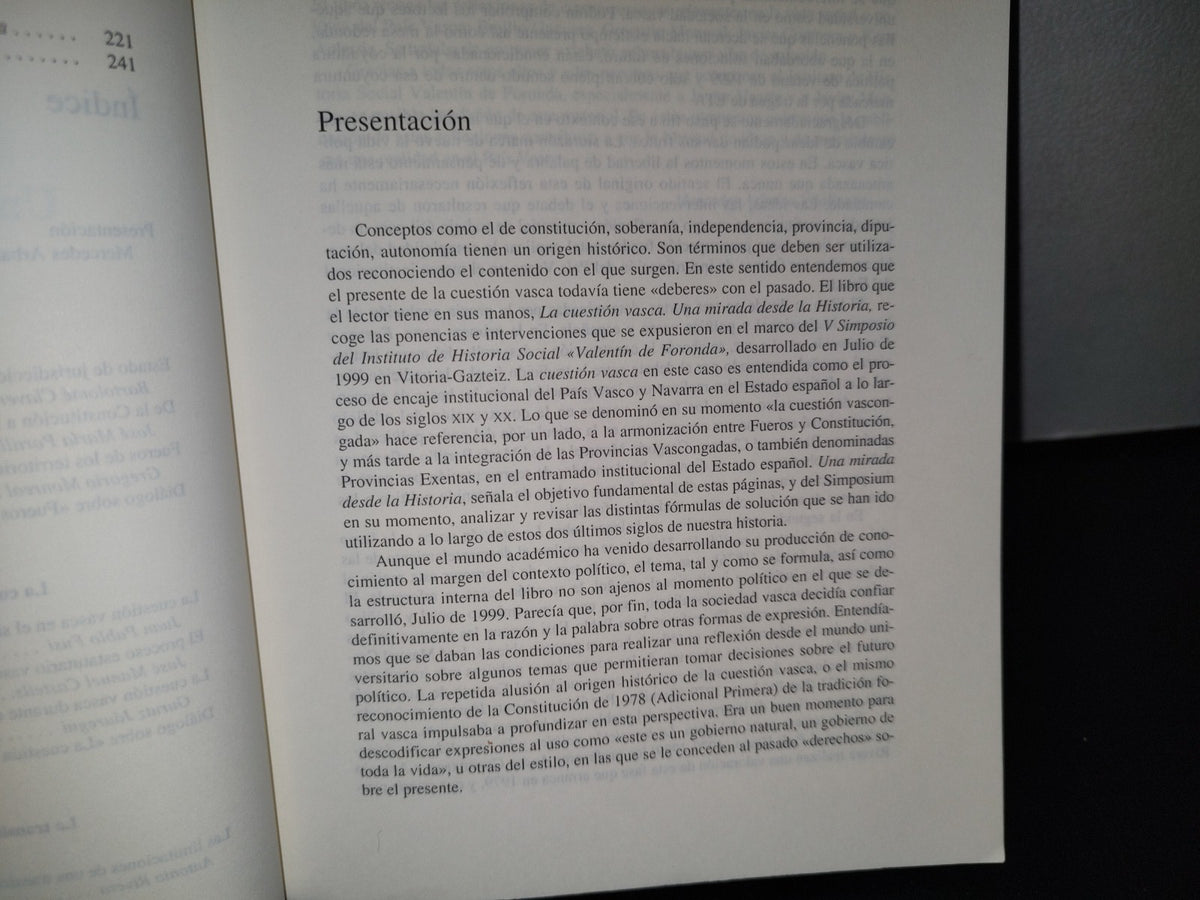 77- La Cuestión Vasca. Una Mirada Desde La Historia - Mercedes Arbaizavilallonga (Ed.)