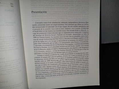 77- La Cuestión Vasca. Una Mirada Desde La Historia - Mercedes Arbaizavilallonga (Ed.)
