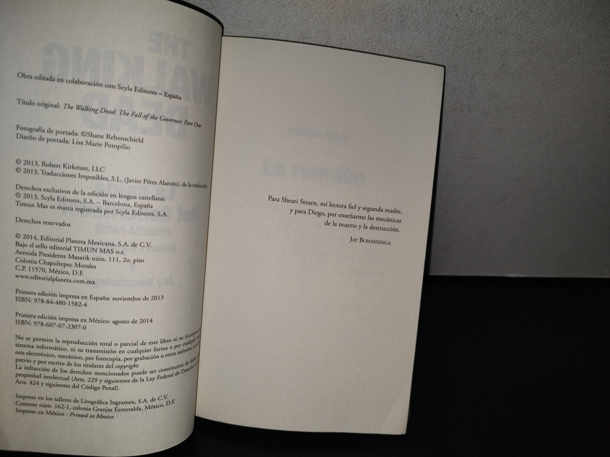 91- The Walking Dead. La Caída Del Gobernador. Primera Parte - Robert Kirkman - 1A. Ed. 2014