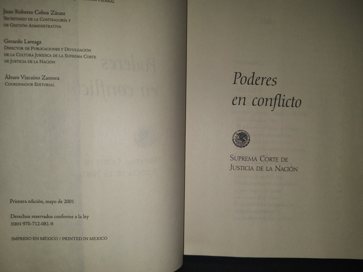 34- Poderes En Conflicto - Suprema Corte De Justicia De La Nación