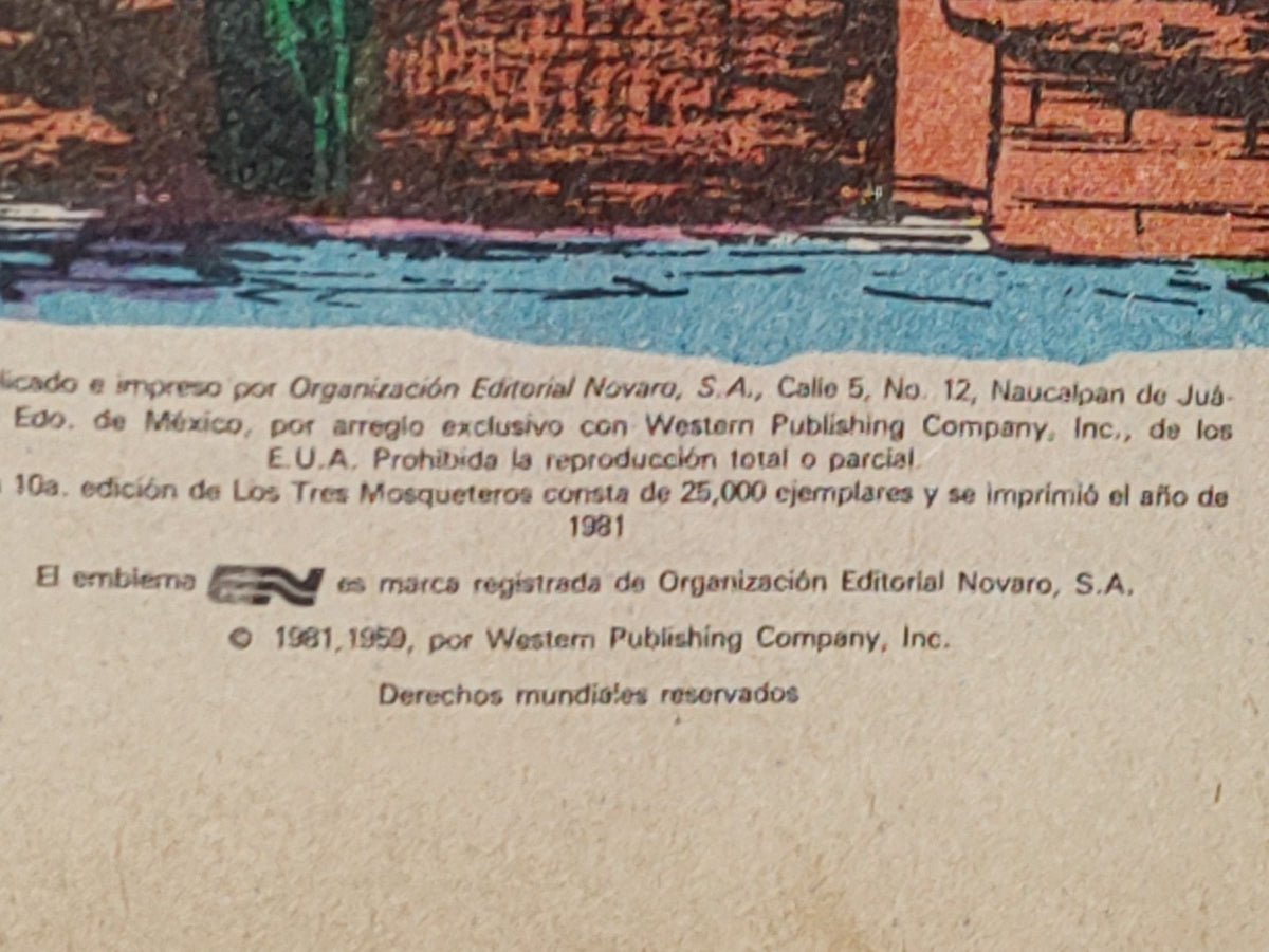 128- Clásicos De Oro Ilustrados. Los Tres Mosqueteros - 1981