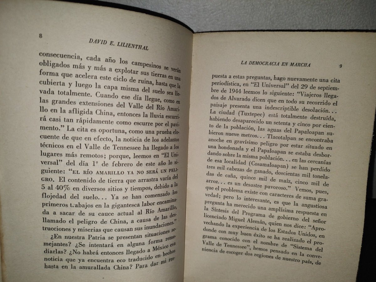 64- A. V. T. La Democracia En Marcha (Democracy On The March) - David E. Lilienthal - 1946