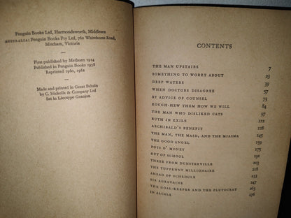 54- The Man Upstairs And Other Stories - P. G. Wodehose - 1962