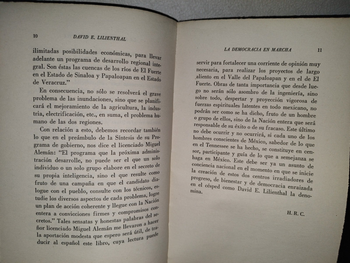 64- A. V. T. La Democracia En Marcha (Democracy On The March) - David E. Lilienthal - 1946