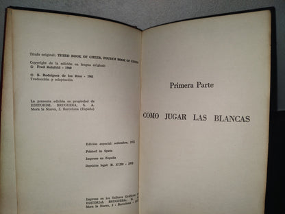 196- Segundo Libro De Ajedrez - Fred Reinfeld - Editorial Bruguera, S. A. - 1972