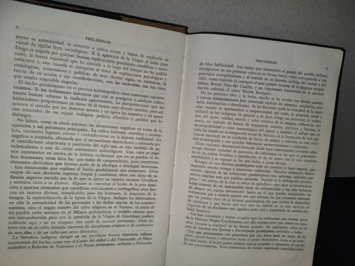 84- Testimonios Históricos Guadalupanos - Ernesto De La Torre Villar - Primera Edición, 1982