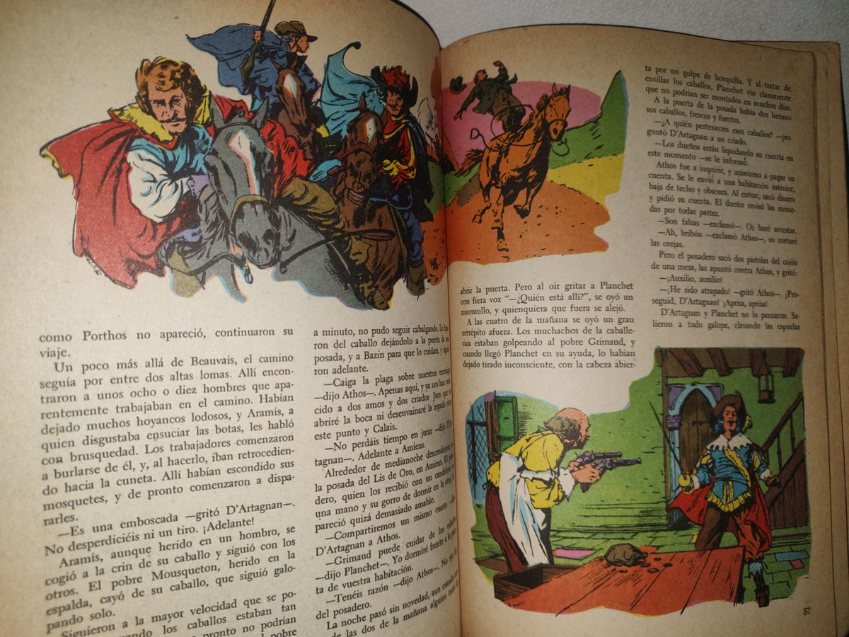 128- Clásicos De Oro Ilustrados. Los Tres Mosqueteros - 1981