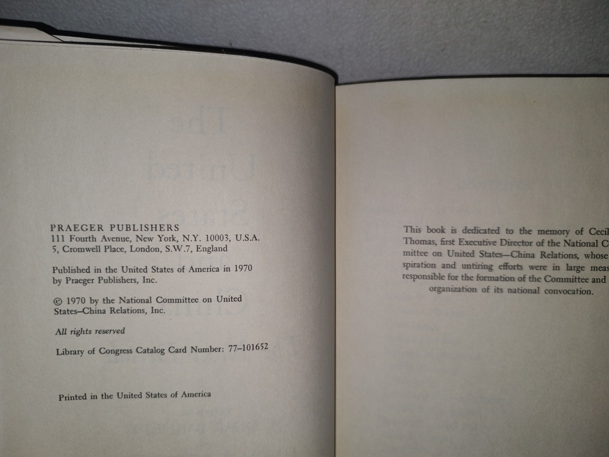 23- The United States & China. The Next Decade - A. Doak Barnett - 1970