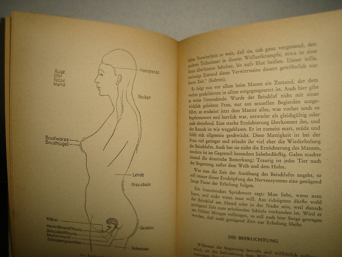 161- Libro Sobre Sexualidad En Alemán - Unter Vier Augen - Dr. Med. M. Rinard - 40'S