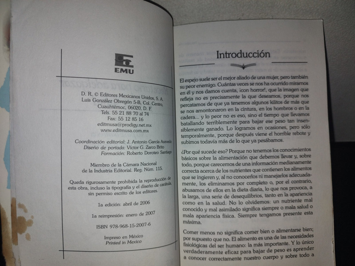 209- Recetario Para Adelgazar Y Tener Buena Salud - María Pedraza