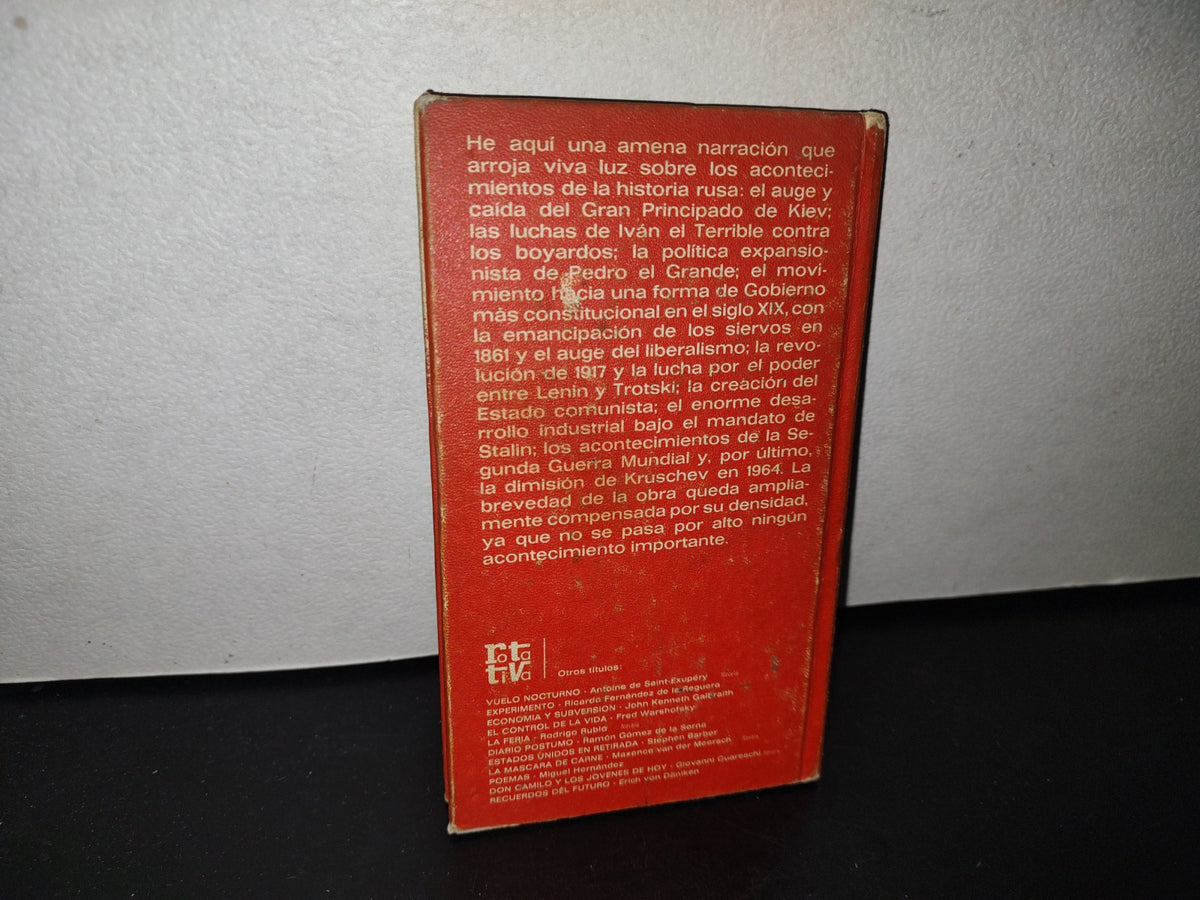 83- Breve Historia De Rusia - Alan Earl - Plaza & Janés 1973