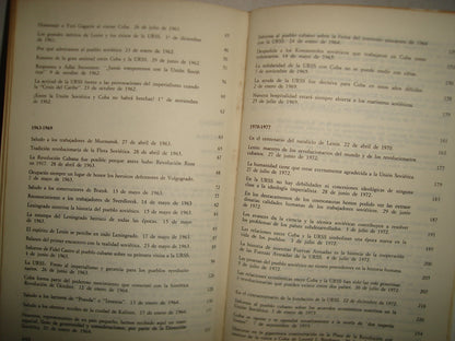167- La Revolución De Octubre Y La Revolución Cubana. Fidel Castro Discursos 1959-1977. Ediciones Del Departamento De Orientación Revolucionaria Del Comité Central Del Partido Comunista De Cuba. La Habana, 1977