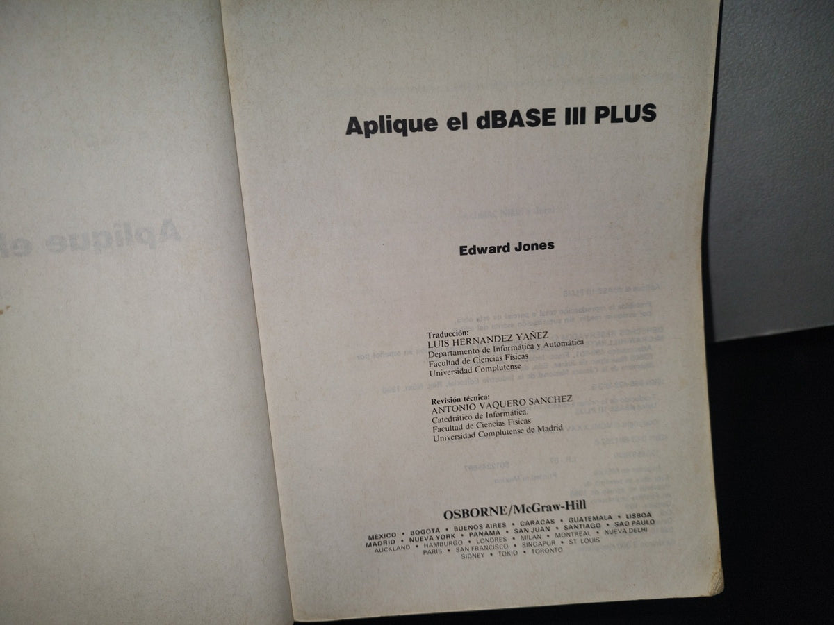 128- Aplique El Dbase Iii Plus - Edward Jones