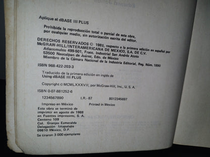 128- Aplique El Dbase Iii Plus - Edward Jones