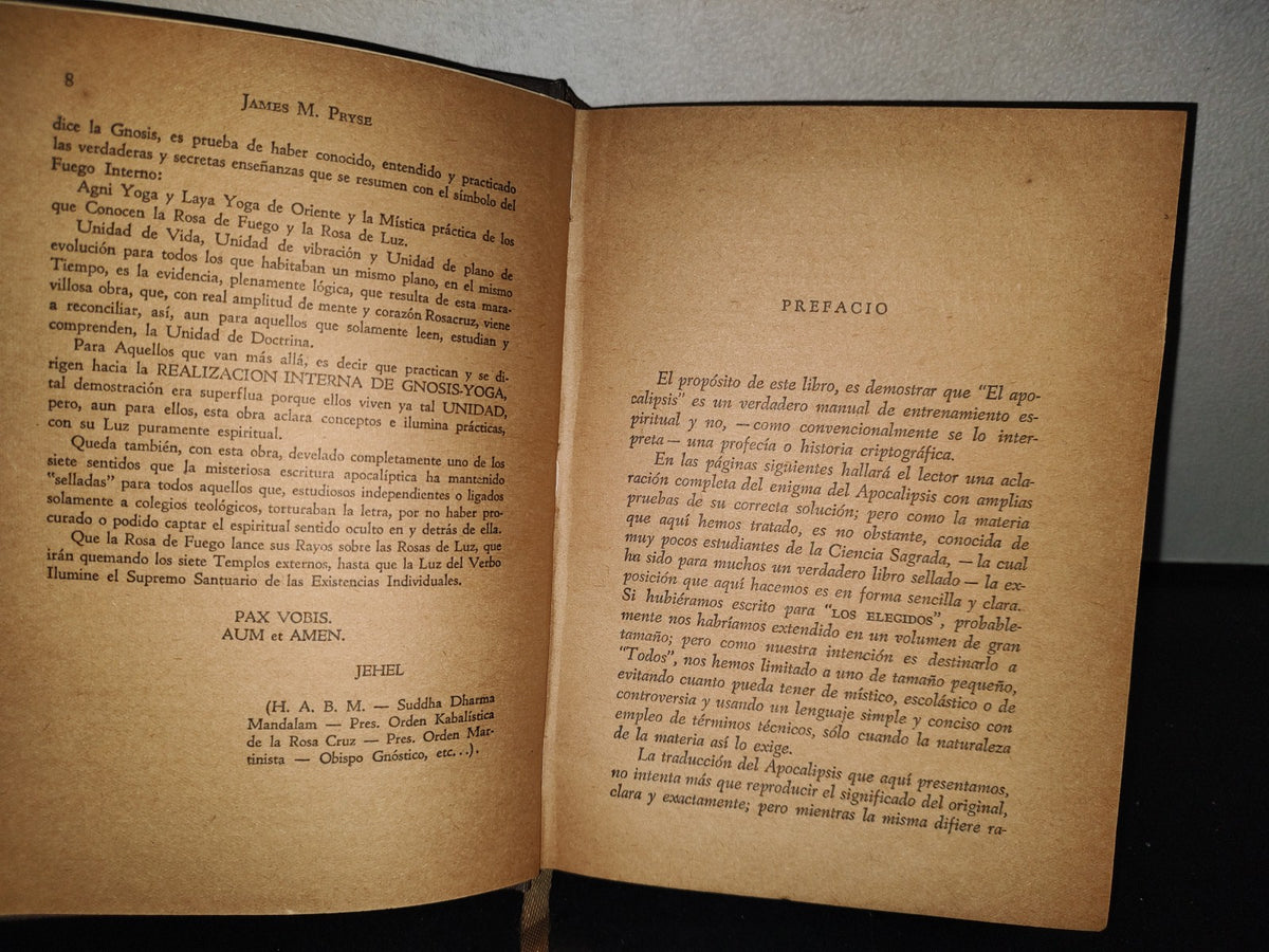 151- El Apocalipsis Develado - Versión Castellana De Giordano Bruno - Editorial Kier - 1946