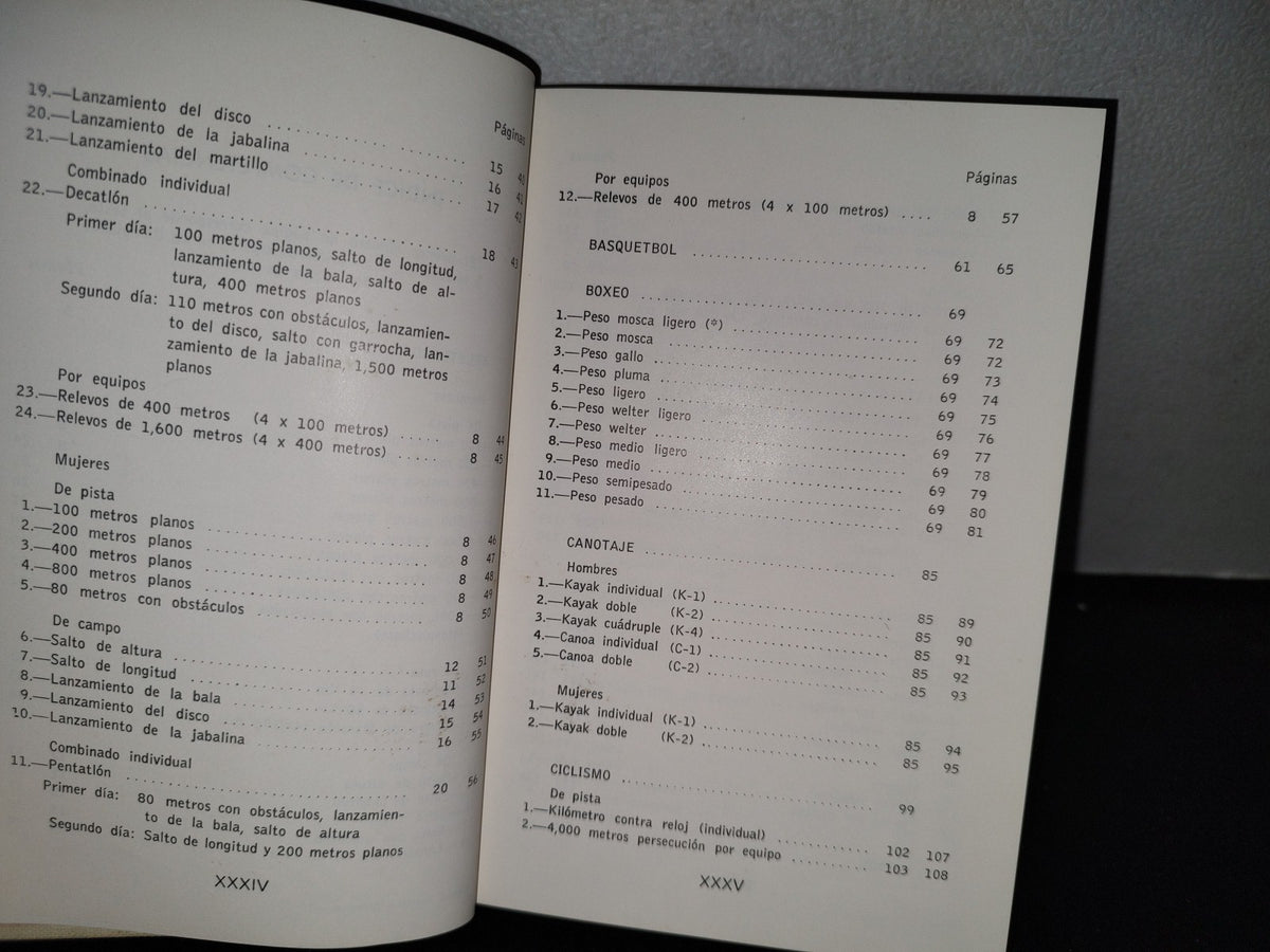 65- México 68. Manual Deportivo Olímpico. Primera Edición En Español - 1968