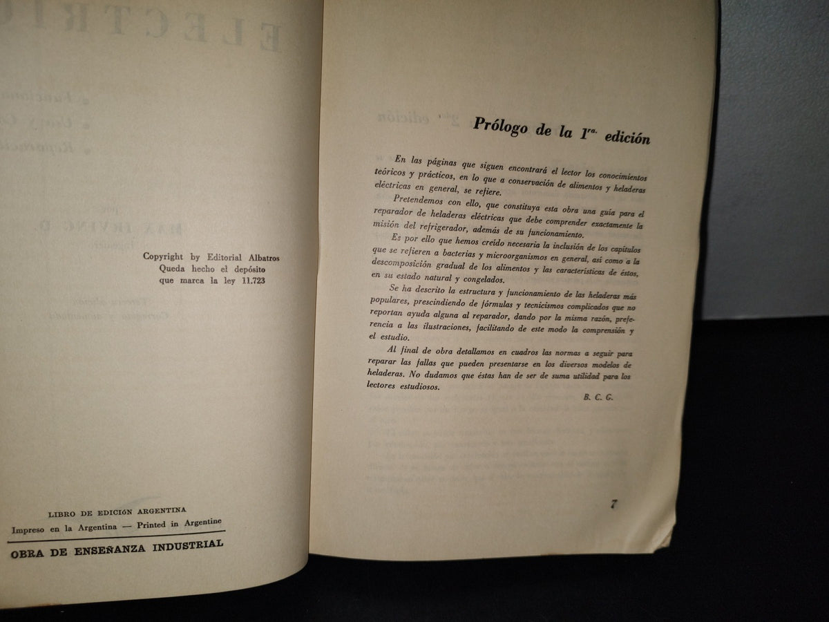 87-2- Heladeras Eléctricas. Funcionamiento, Uso Y Conservación, Reparación - Max Irving D. - 1950