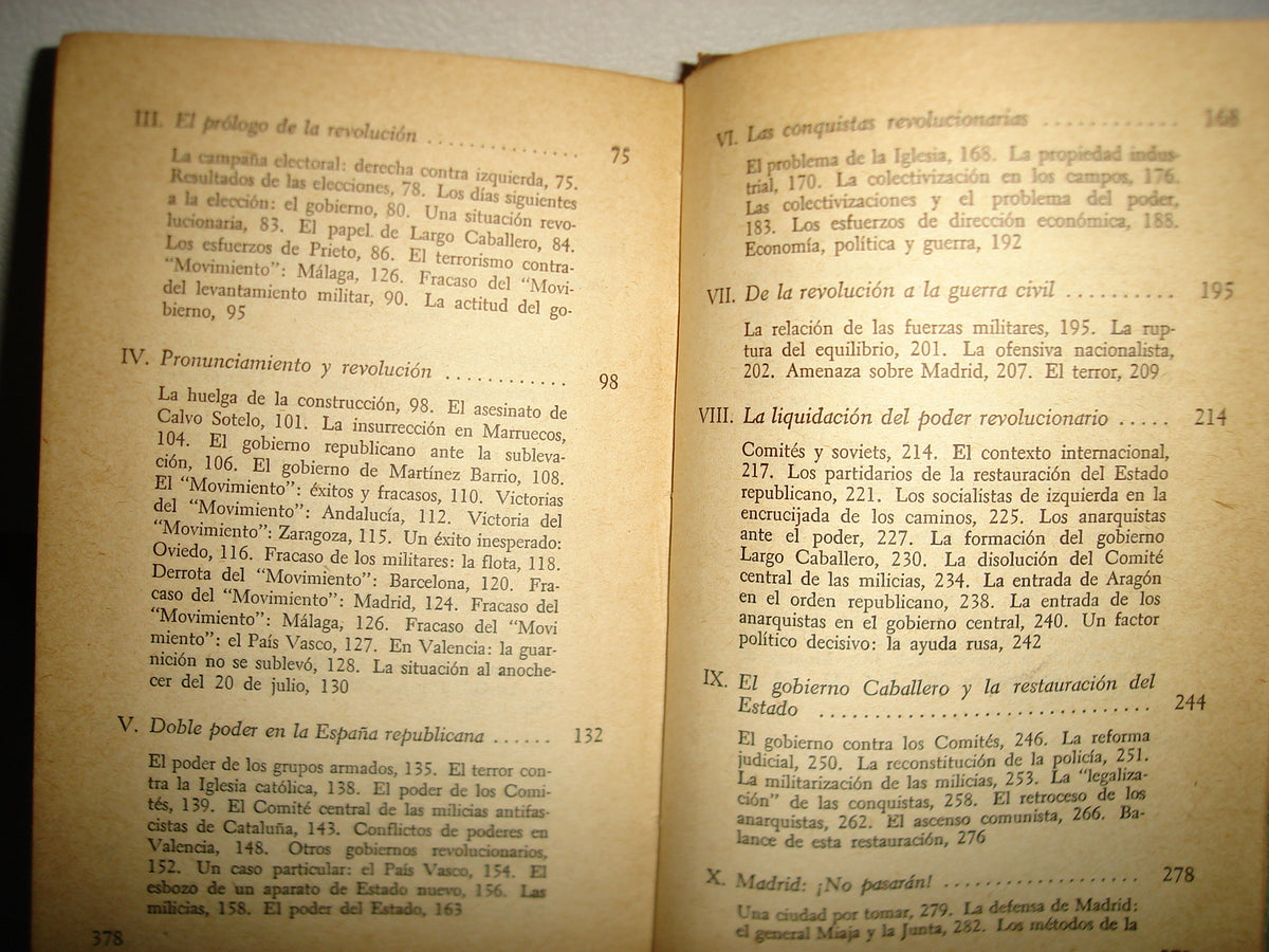 160- La Revolución Y La Guerra De España. Primera Parte - Pierre Broué Y Émile Témime