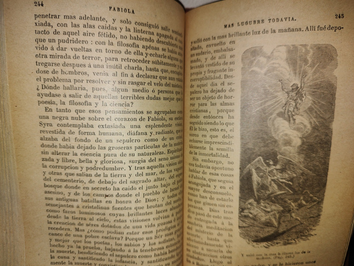 101- Fabiola O La Iglesia De Las Catacumbas - Cardenal Wiseman - Editorial Garnier Hermanos 1900'S