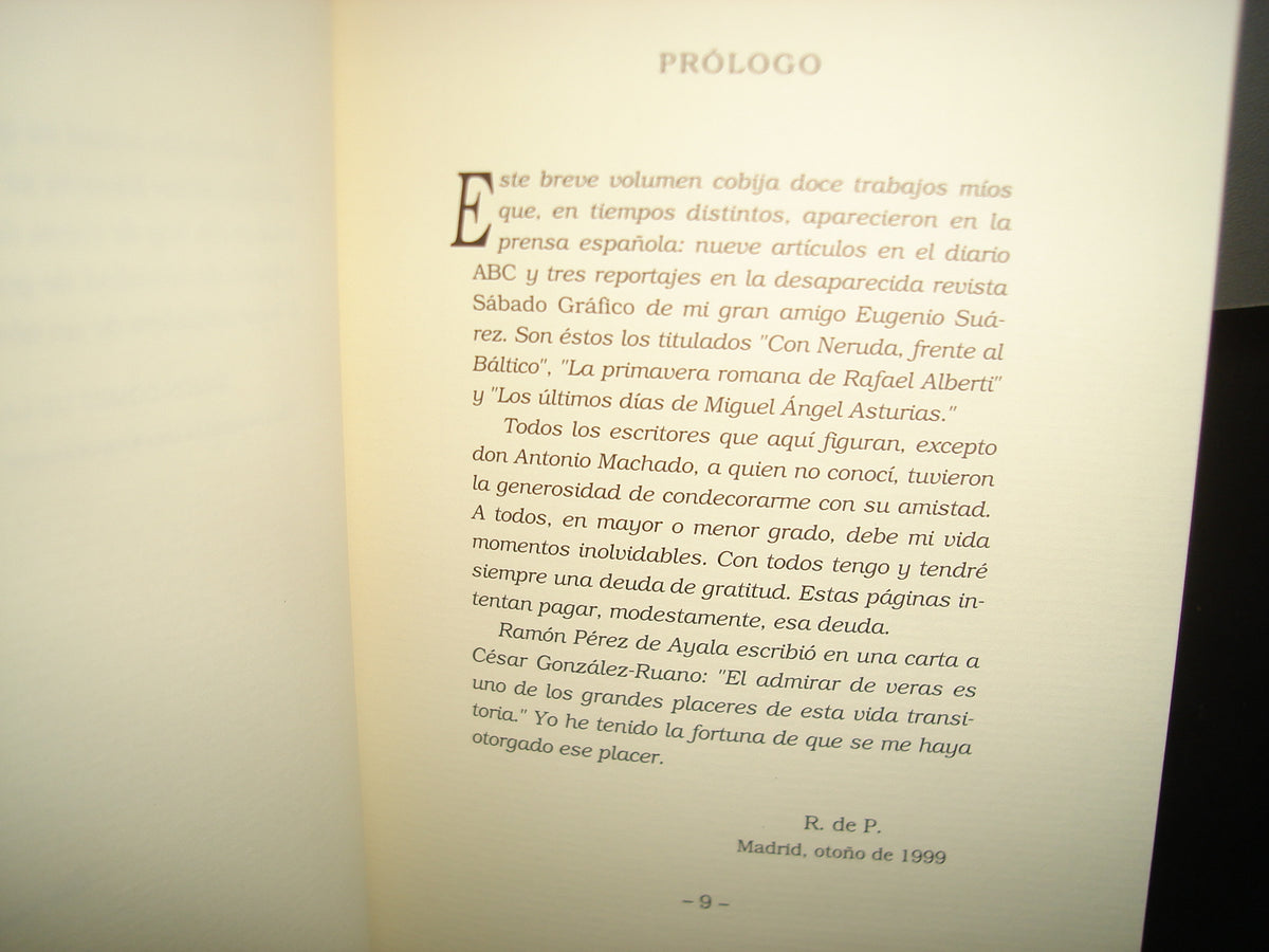 7- Memoria De Doce Escritores (1956-1982) - Rafael De Penagos