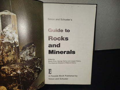 196- Simon & Schuster's Guide To Rocks & Minerals - 1978