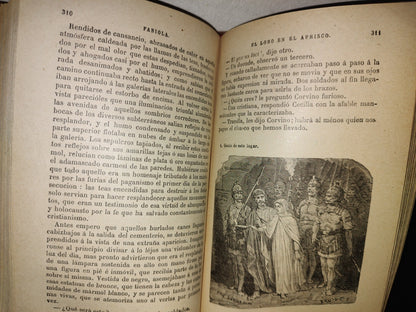 101- Fabiola O La Iglesia De Las Catacumbas - Cardenal Wiseman - Editorial Garnier Hermanos 1900'S