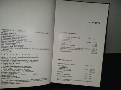 196- Simon & Schuster's Guide To Rocks & Minerals - 1978