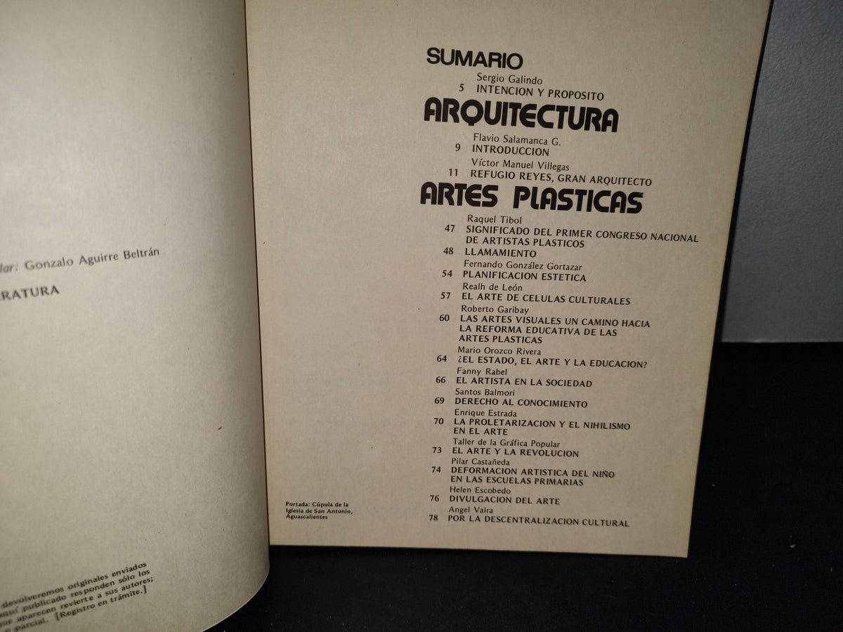 174- Revista De Bellas Artes. Enero/Diciembre 1972