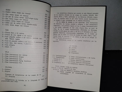 65- México 68. Manual Deportivo Olímpico. Primera Edición En Español - 1968
