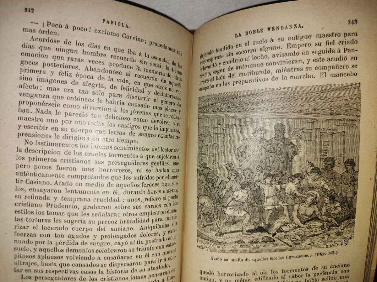 101- Fabiola O La Iglesia De Las Catacumbas - Cardenal Wiseman - Editorial Garnier Hermanos 1900'S